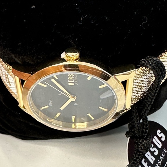 Authentic Versus Versace Barbes 38Mm Ip Yellow Gold Stainless Steel Watch main image 11